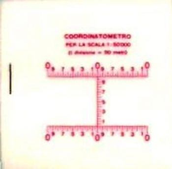 Coordinatometro scala 1:50.000