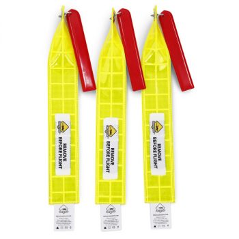 Remove before Flight Streamer - Static wick cover square