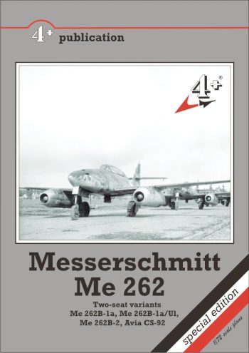 Messerschmitt Me262. Two seats variants. Me 262B-1a, Me262B-1a/U1, Me262B-2, Avia CS-92
