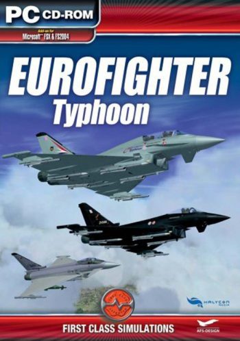 Eurofighter typhoon. PC CD ROM Add on for FSX & 2004 Simulator