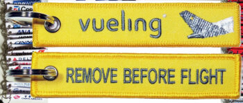 Portachiavi Vueling remove before flight