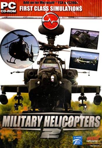 Military Copters PC CD-ROM Add on for FSX Simulator