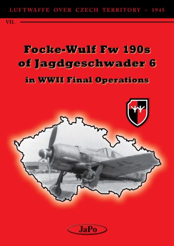 Focke-Wulf fw 190s of Jagdgeschwader 6 in WWII Final operations. Luftwaffe over Czech territory - 1945