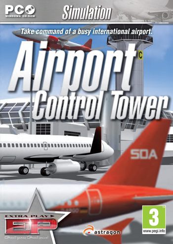 PC CD ROM Airport Control Tower Extra Play Simulator
