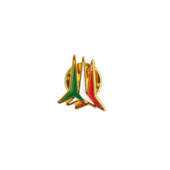 Distintivo in metallo smaltata da giacca con logo Frecce Tricolori
