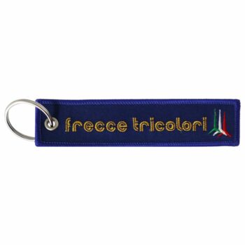 Portachiavi in stoffa ricamato Frecce Tricolori - Aeronautica Militare