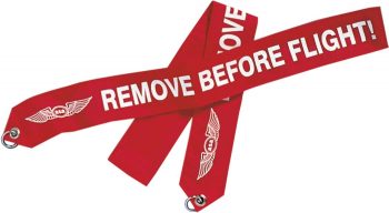 Attache Remove Before Flight Banner (plastic)