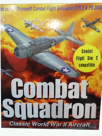 Simulator PC CD ROM Combat Squadron. Classic WWII Aircraft (Add on for MFS, CFS 2 & FS2000)