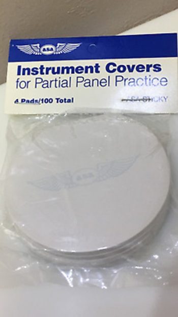 Instrument Covers for partial Panel practice