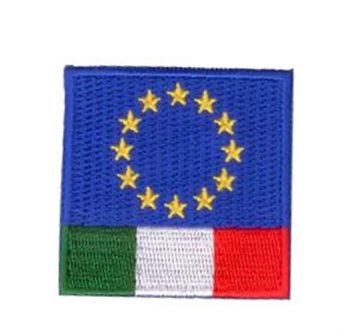 Distintivo Italia e CEE con velcro