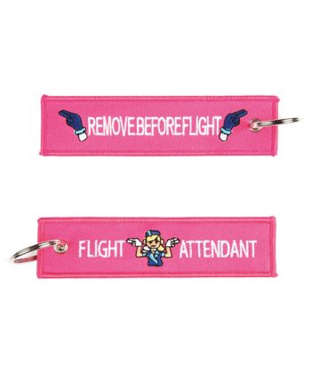 Portachiavi “Remove before flight” Flight Attendant