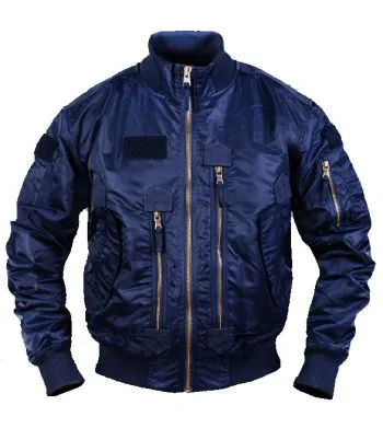 Giacca da volo Flight Jacket US Tactical - colore blu
