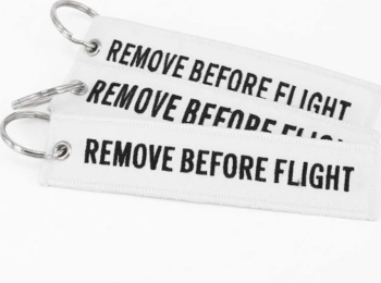 Portachiavi "Remove before flight"