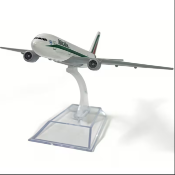 Modello di aereo Alitalia 16 cm