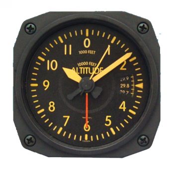 Vintage Altimeter desk alarm clock