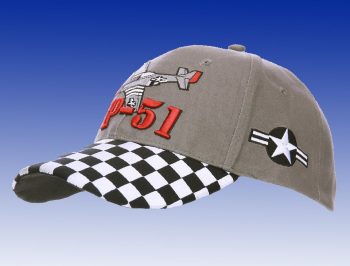 Baseball cap brodée/embroidered P51 Mustang