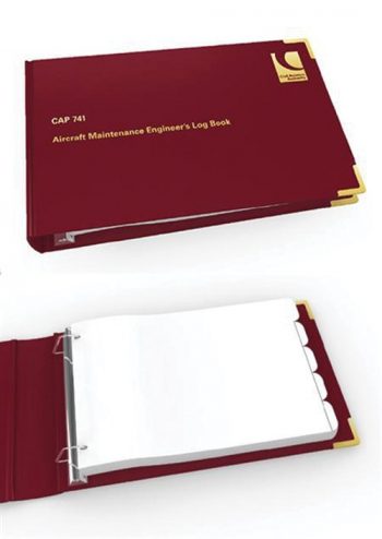 CAP 741 - Aircraft Maintenance Engineer's Log Book + Blinder