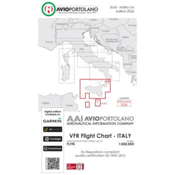 Carte aeronautiche da diporto e VFR 2026 Avioportolano