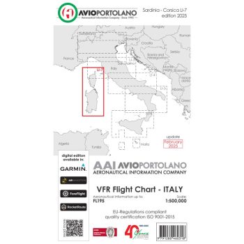 Carte aeronautiche da diporto e VFR 2025