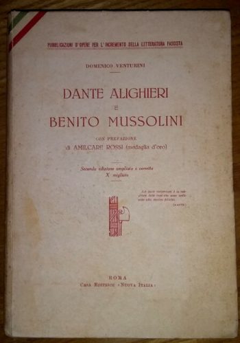 Dante Alighieri e Benito Mussolini