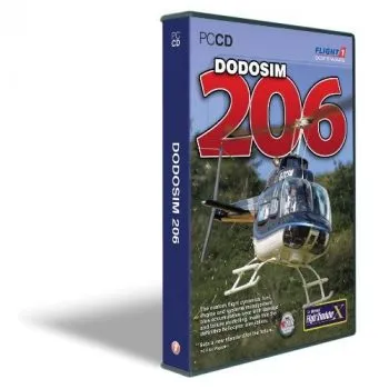 PC CD - Dodosim 206 (for FSX) Simulator