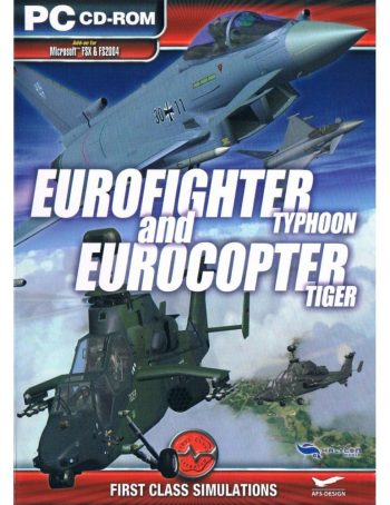 Simulator PC CD ROM Eurofighter Typhoon and Eurocopter tiger (add on FSX and FS2004)