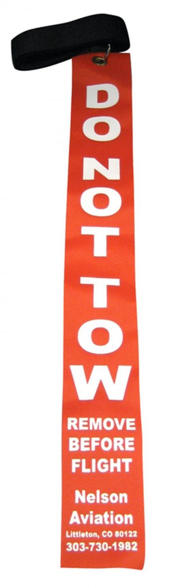 Streamer 'do not tow' 17"