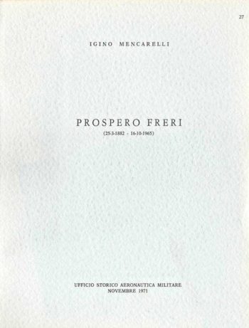 Prospero Freri (monografia)