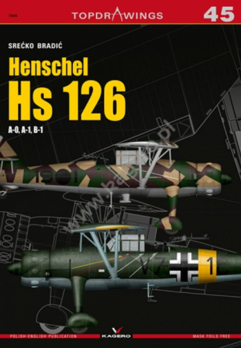 Top drawings n. 45 - HENSCHEL HS 126 A-O,A-1,B-1