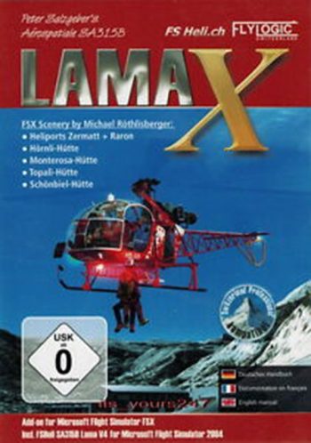 Simulator LAMA X. Peter Salzgeber's Aérospatiale SA315B (Add-on for FSX & FS2004)