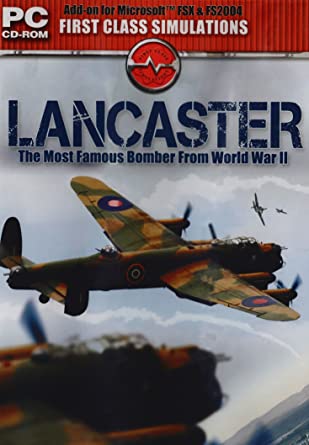 Simulator PC CD ROM. Lancaster. The most famous bomber from WWII. Add on for FSX & FS2004