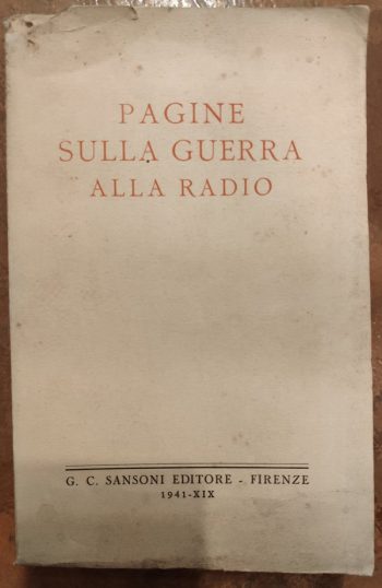 Pagine sulla guerra alla radio