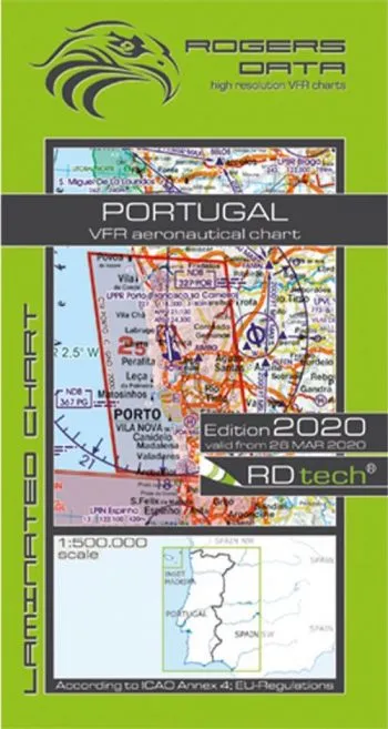 Carte VFR 1:500.000 EUROPA Rogers Data
