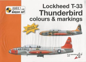 Dozen Set 1:48 Lockheed T-33 Tunderbird Colours & Markings