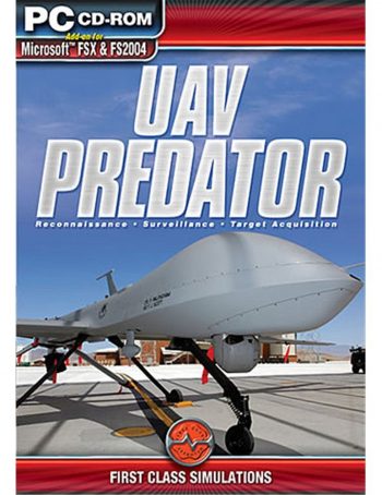 Simulator PC CD ROM; UAV PREDATOR. Reconnaissance-Surveillance-Target Acquisition (add on for FSX&FS2004