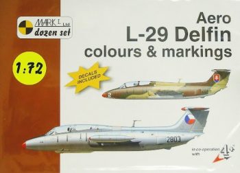 Dozen Set 1:72 Aero L-29 Delfin Colours & Markings