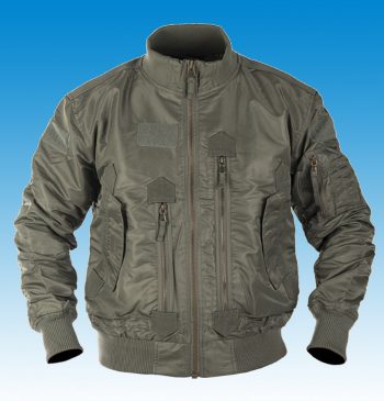 Giacca da volo Flight Jacket US Tactical - colore verde militare