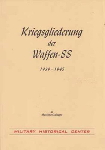 Kriegsgliederung der Waffen-SS 1939-1945 - vol. III